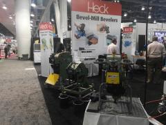 CEVISA bevelling machines on FABTECH 2016 trade show