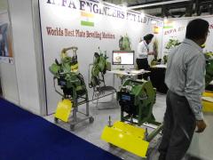 CEVISA bevelling machines on INDIA ESSEN WELDING & CUTTING 2016 trade show