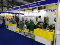 CEVISA bevelling machines on INDIA ESSEN WELDING & CUTTING 2016 trade show