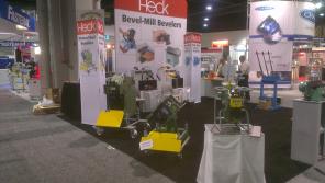 CEVISA bevelling machines on FABTECH 2014 trade show